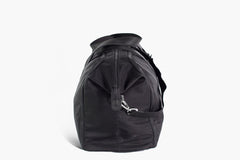ludovico marabotto borsone con porta abiti riccardo nylon nero/jacquard f7149