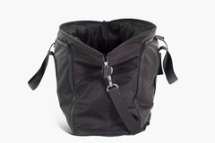 ludovico marabotto borsone con porta abiti riccardo nylon nero/jacquard f7149