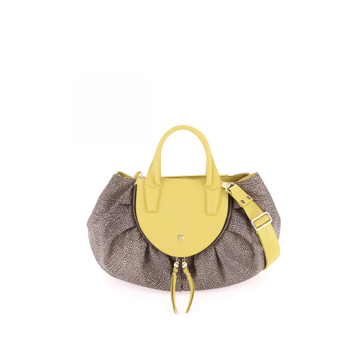 Borsetta naturale/giallo Borbonese 954889X96U84