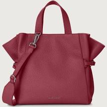 Orciani Borsa A Mano Media Fan Soft In Pelle Porpora B02067SOF-PRP