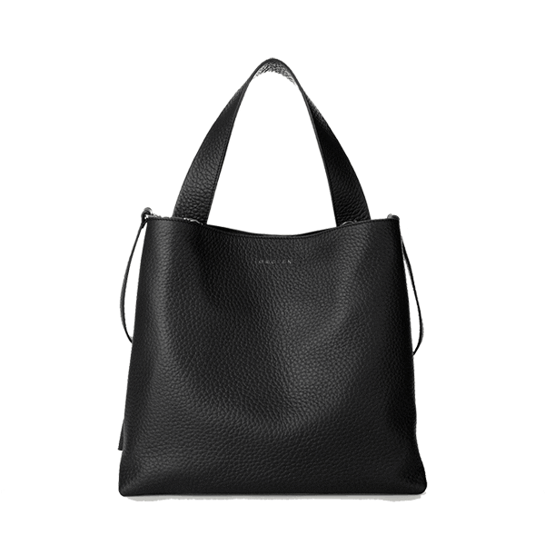 Orciani Borsa A Spalla Jackie Soft In Pelle Nero B02031SOF-NER