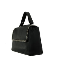 orciani, borsa a spalla grande realizzata interamente in pelle con bordi rifiniti B01979CHA-001