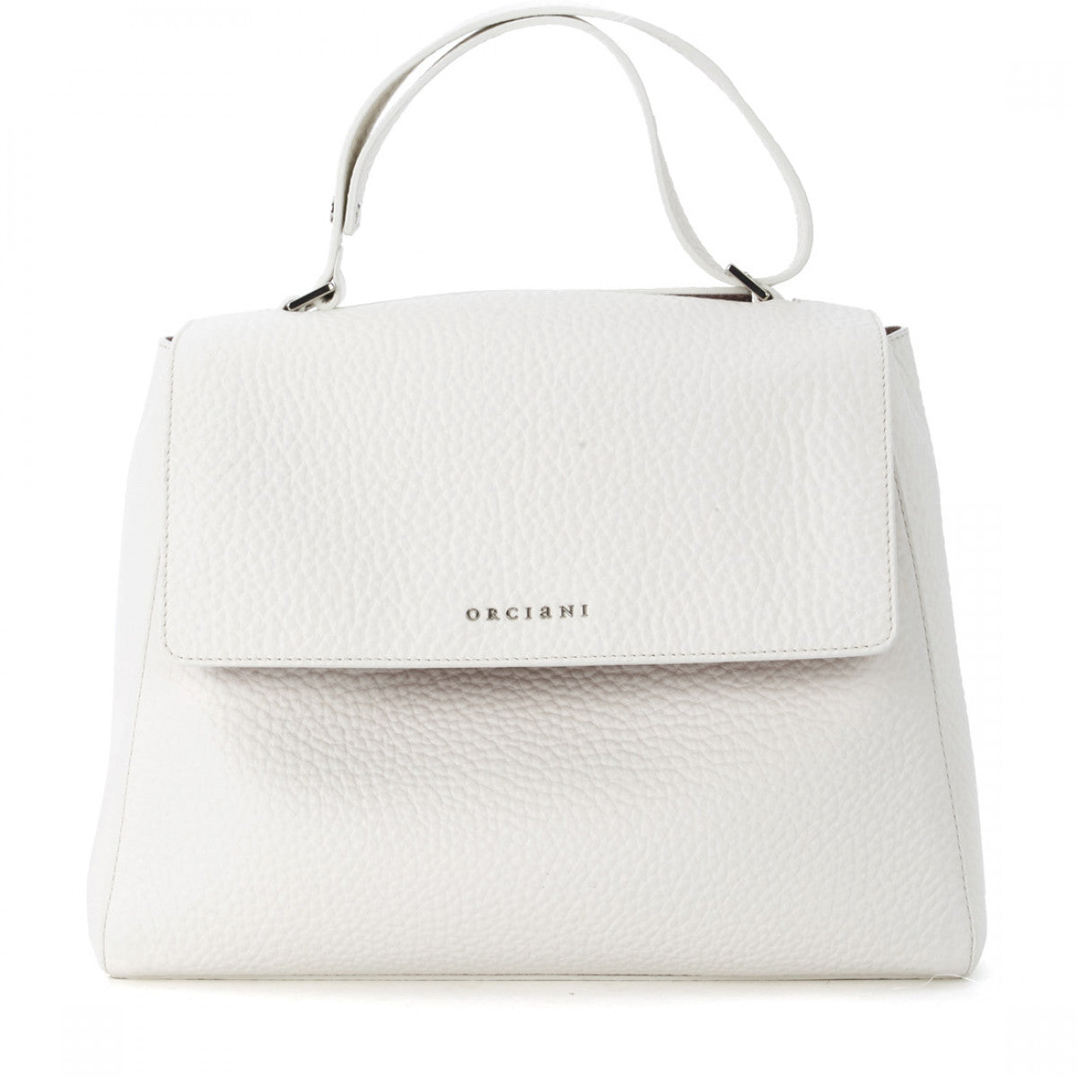 Orciani Sveva Small "soft" In Pelle Con Tracolla Bianco B01999SOF-004