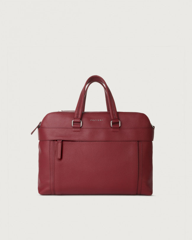 Orciani P00722MIC-RUB Borsa Briefcase Micron In Pelle Rubino