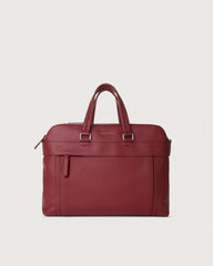 Orciani P00722MIC-RUB Borsa Briefcase Micron In Pelle Rubino
