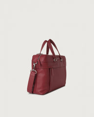 Orciani P00722MIC-RUB Borsa Briefcase Micron In Pelle Rubino