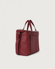 Orciani P00728MIC-RUB Borsa A Mano E A Tracolla Grande Micron In Pelle Rubino