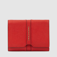 Piquadro PD5216S126R/R Portafoglio Donna Grande Rosso Ciliegia