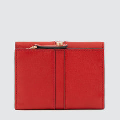Piquadro PD5216S126R/R Portafoglio Donna Grande Rosso Ciliegia