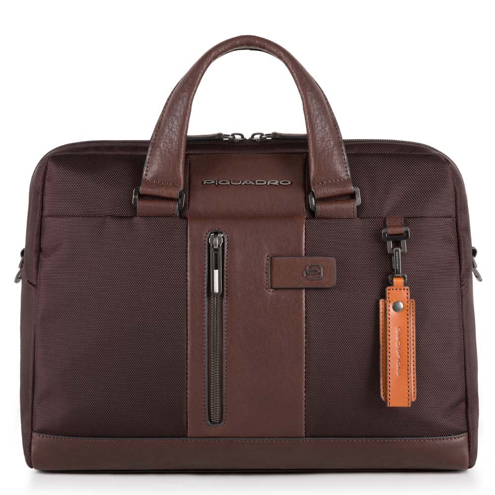 Piquadro Cartella A Due Manici Porta Computer/ipad®Air/pro 9,7 Con Connequ E Anti-Frode Rfid Brief Testa Di Moro CA4440BR