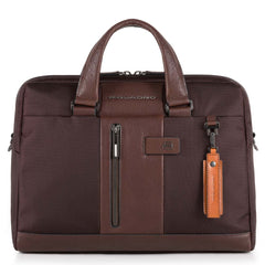 Piquadro Cartella A Due Manici Porta Computer/ipad®Air/pro 9,7 Con Connequ E Anti-Frode Rfid Brief Testa Di Moro CA4440BR