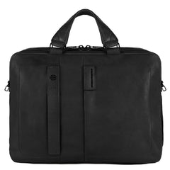 Piquadro Cartella A Due Manici Porta Pc/ipad®Air/pro 9,7 E Ipad®Mini Con Porta Bottiglia/ombrello E Connequ P15Plus Nero CA3347P15S