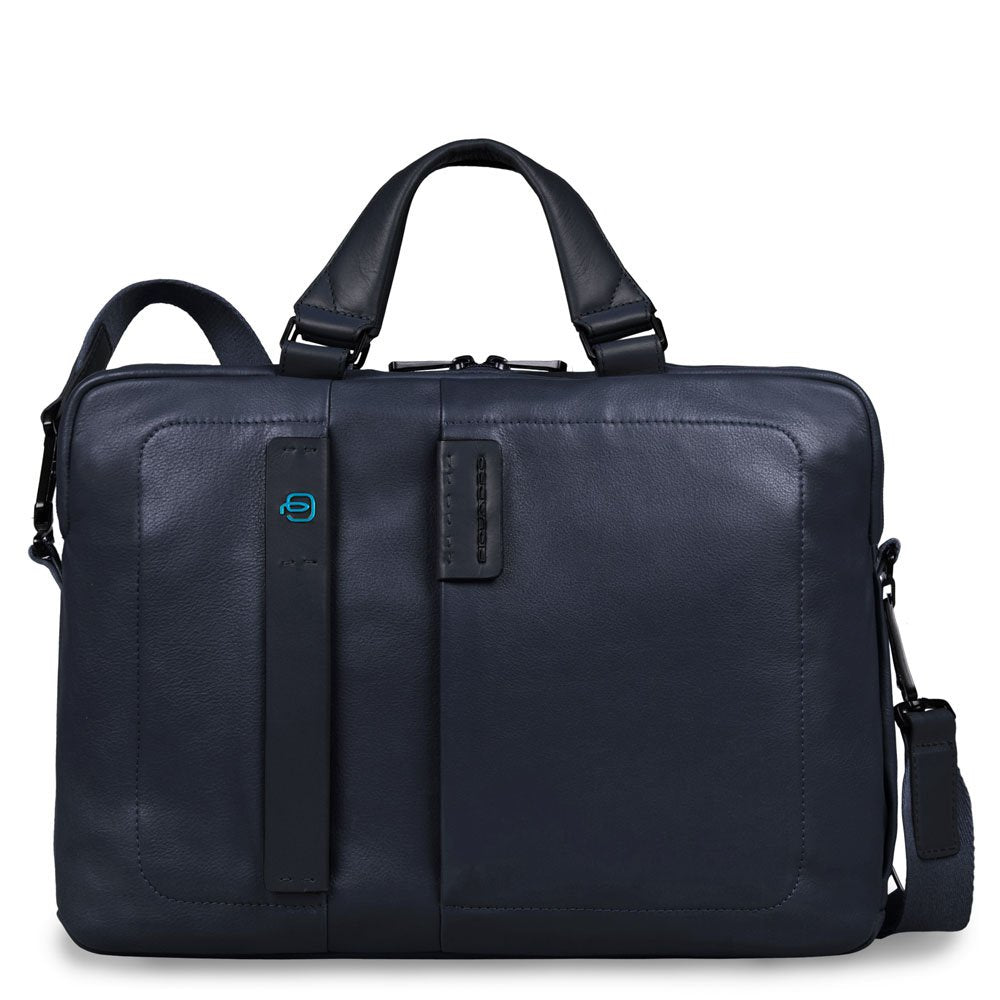 Piquadro Cartella Porta Computer Espandibile Con Tasca Porta Ipad®Mini E Porta Ipad®Air/air2 Imbottito Pulse Blu Notte CA1903P15