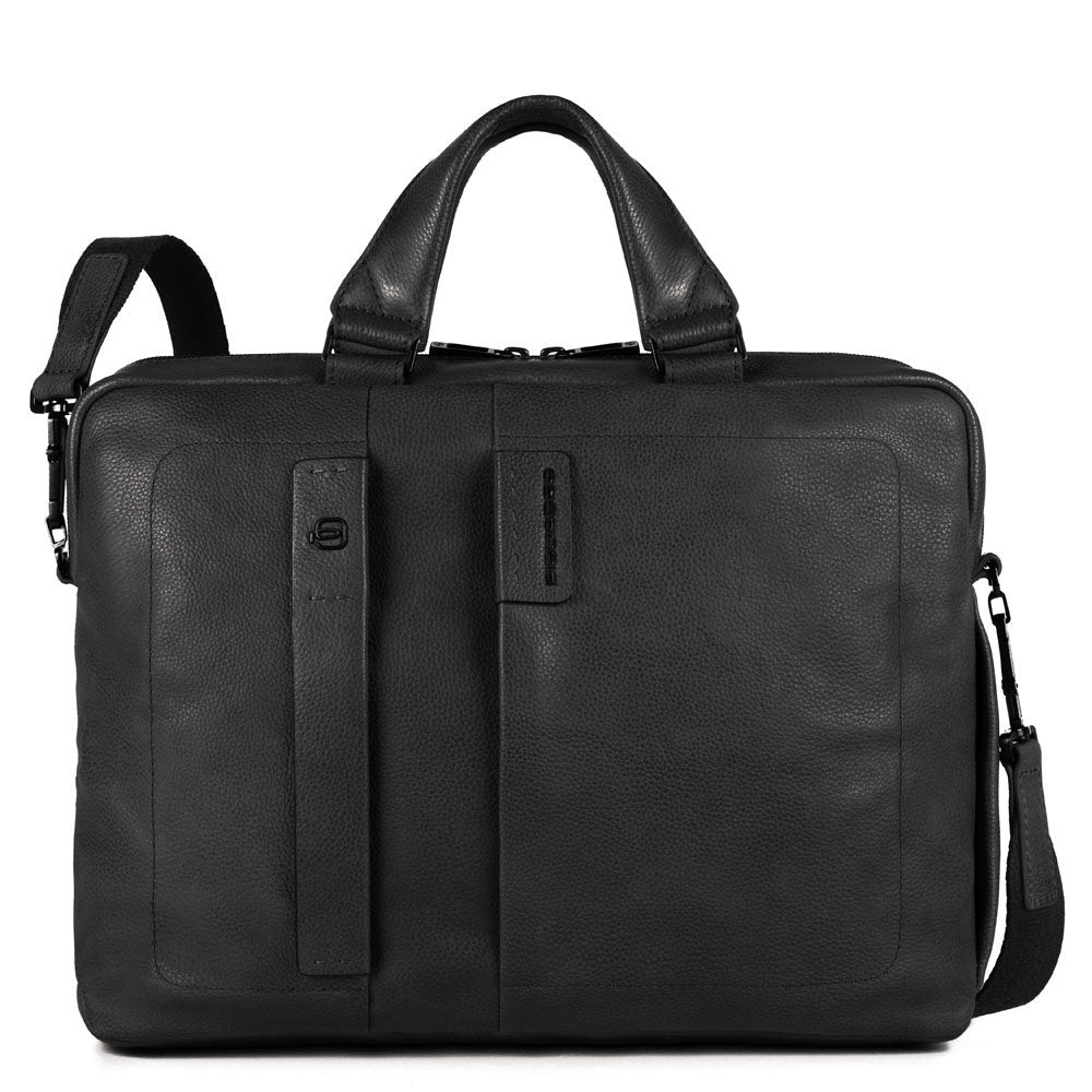 Piquadro Cartella Porta Pc Espandibile Con Connequ, Porta Ipad®Mini E Porta Ipad®Air/pro 9,7 P15Plus Nero CA1903P15S