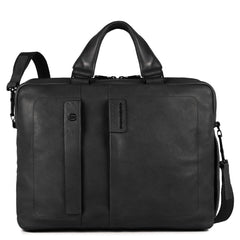 Piquadro Cartella Porta Pc Espandibile Con Connequ, Porta Ipad®Mini E Porta Ipad®Air/pro 9,7 P15Plus Nero CA1903P15S