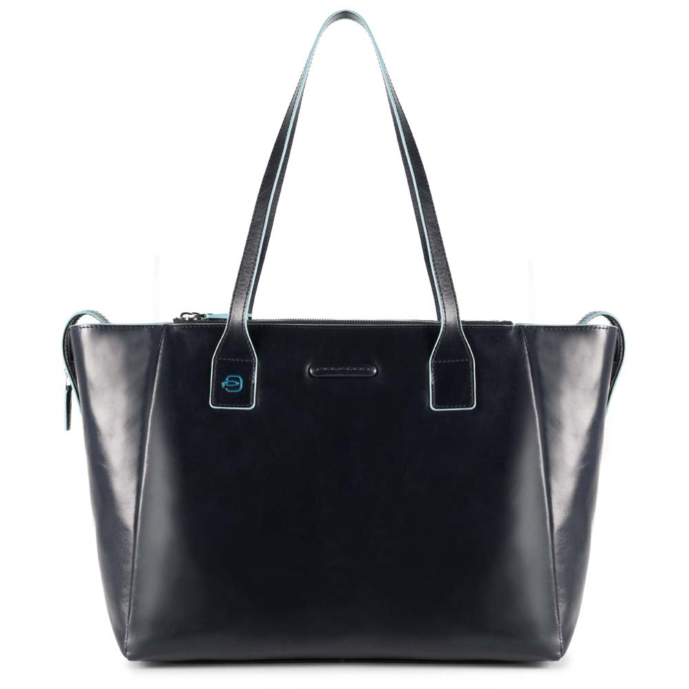 Piquadro Shopping Bag Con Scomparto Porta Ipad®Air/pro 9,7 Blue Square Blu Notte BD3883B2
