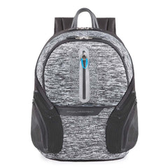 Piquadro Zainetto Porta Pc E Porta Ipad®Air/pro 9,7 Con Pla Cca Usb E Micro-Usb Ed Elemento Catarifrangente Coleos Grigio CA3936OS37