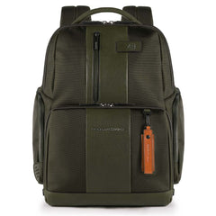 Piquadro Zaino Fast-Check Per Pc/ipad®Air/pro 9,7 Con Portabottiglia/ombrello, Connequ E Anti-Frode Rfid Brief Verde CA4532BR