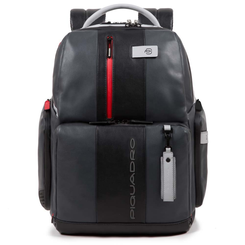 Piquadro Zaino Fast-Check Porta Pc/ipad®Air/pro 9,7 Con Cavetto Antifurto Brief Grigio-Nero CA4550BRBM