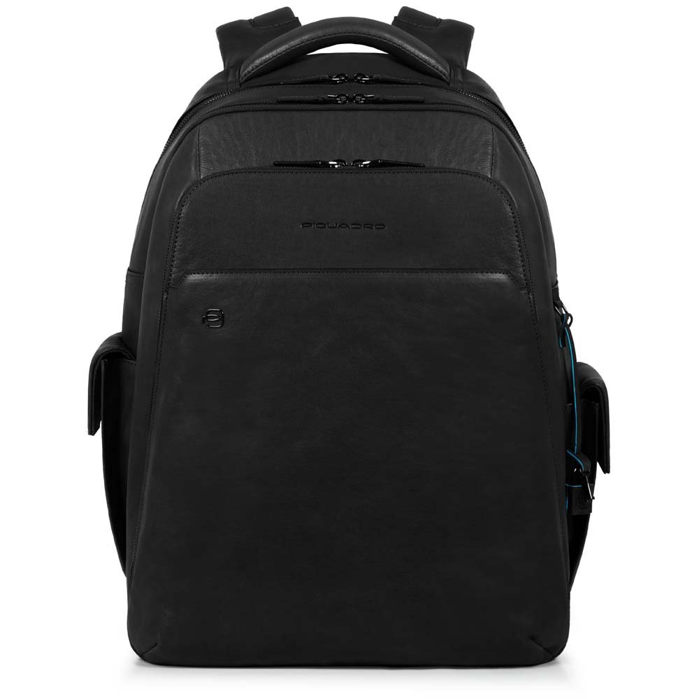 Piquadro Zaino Porta Pc E Porta Ipad®Air/pro 9,7 Con Placca Usb E Micro-Usb E Connequ Collezione Bagmotic Nero CA3444B3BM
