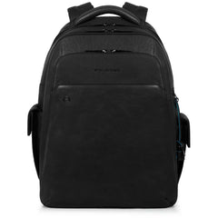 Piquadro Zaino Porta Pc E Porta Ipad®Air/pro 9,7 Con Placca Usb E Micro-Usb E Connequ Collezione Bagmotic Nero CA3444B3BM