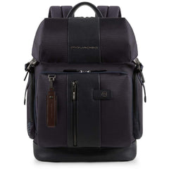 Piquadro Zaino Porta Pc/ipad®Air/pro 9,7 Con Tasca Portabottiglia O Portaombrello, Connequ E Anti-Frode Rfid Brief Blu CA4534BR