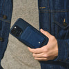 Portacarte 2 Tasche per iPhone con MagSafe in Pelle Sartorial