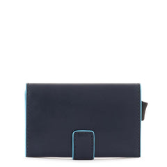 Piquadro PP5649B2R/BLU2 Porta Carte Di Credito In Metallo Blu Notte