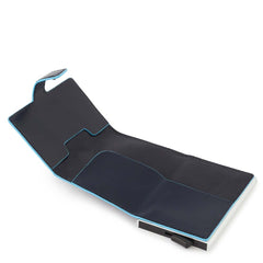 Piquadro PP5649B2R/BLU2 Porta Carte Di Credito In Metallo Blu Notte