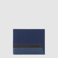 Piquadro PU3891W115R - Portafoglio Uomo Con Porta Documenti Rimovibile Blu
