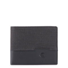 Piquadro Portafoglio Uomo Con Portadocumenti Rimovibile Nero PU3891W98/N