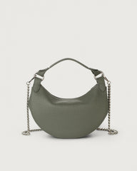 Orciani SD0179SOF-OLI Mini Bag Dumpling Soft In Pelle Con Tracolla Olivo