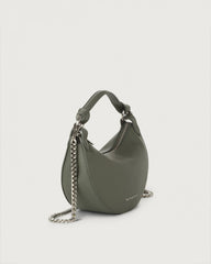 Orciani SD0179SOF-OLI Mini Bag Dumpling Soft In Pelle Con Tracolla Olivo