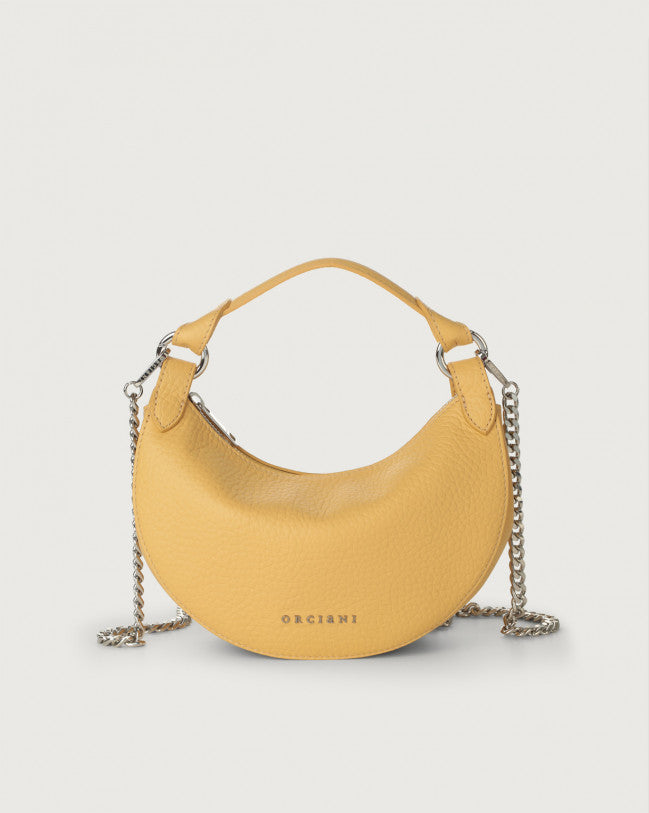 Orciani SD0179SOF-TOL Mini Bag Dumpling Soft In Pelle Con Tracolla Tortilla