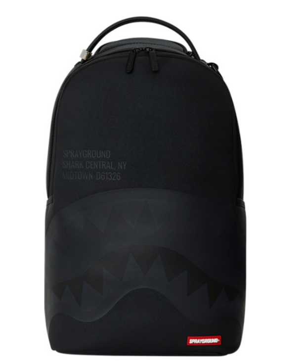 Sprayground 910B5443NSZ - SHARK CENTRAL: 2.0: BLACK ON U BLACK DLXSV BACKPACK