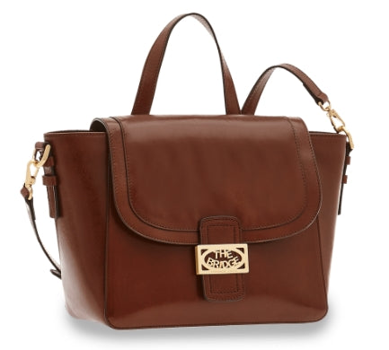 Borsa a mano con tracolla Lavinia The Bridge marrone 04184101.14