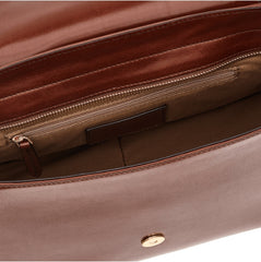 Borsa a mano con tracolla Lavinia The Bridge marrone 04184101.14