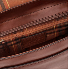Borsa a mano con tracolla linea Giovanna marrone The Bridge 04295101.14