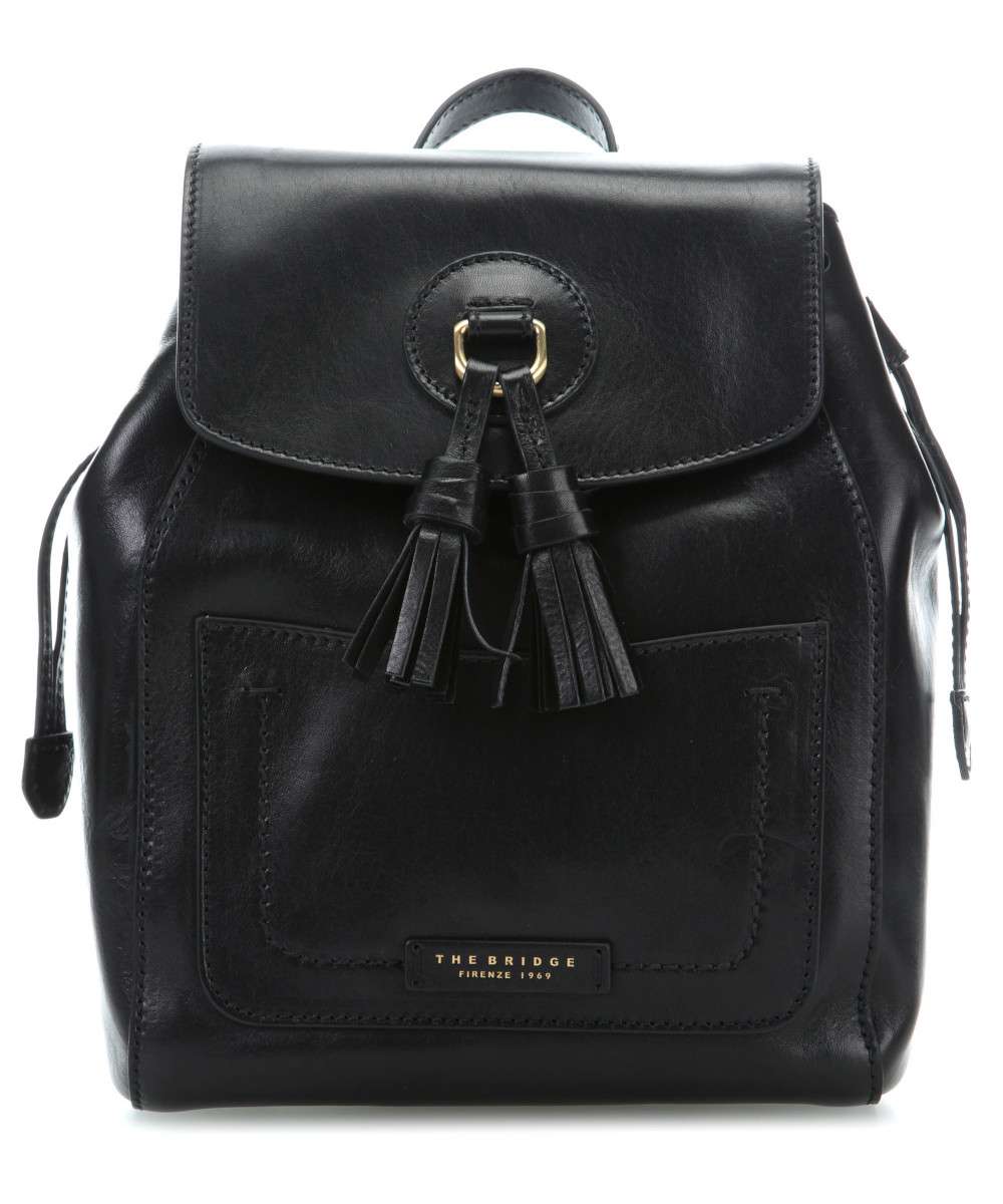 The bridge zaino donna in pelle nero 04334801