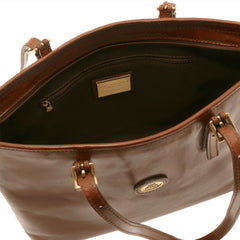 Borsa shopper Story donna The Bridge marrone 04902501.14