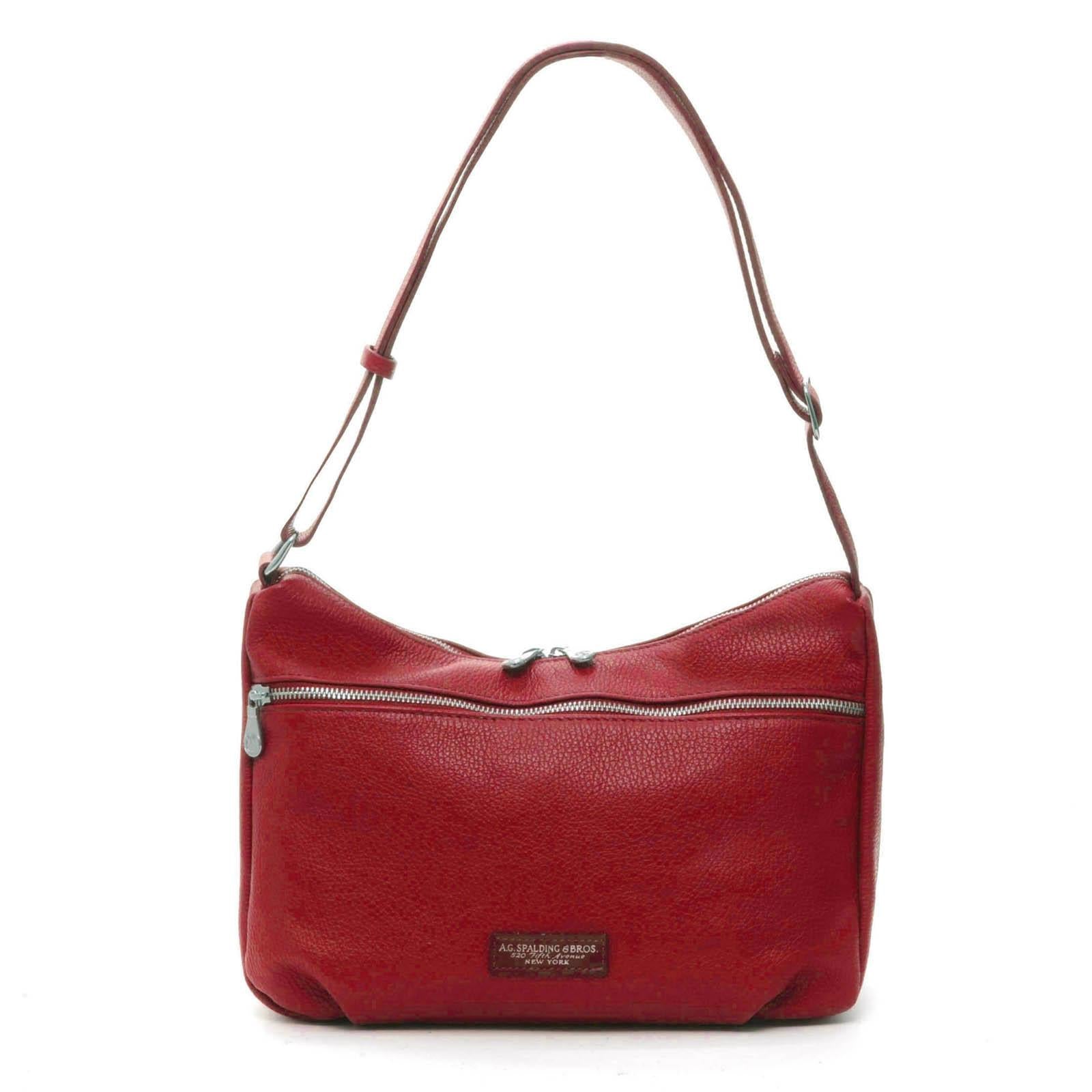 Spalding & Bros 309236U500 Borsa Hobo Tourist Rosso