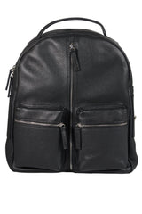 Lingua d’Oca Zaino Nadia in Pelle di Vitello Martellata | Tasche Frontali & Design Funzionale | 35x22x44 cm