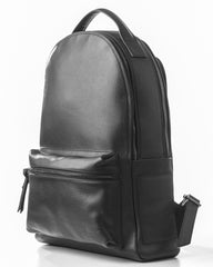 Lingua d'oca zaino in pelle martellata nero 183582.01
