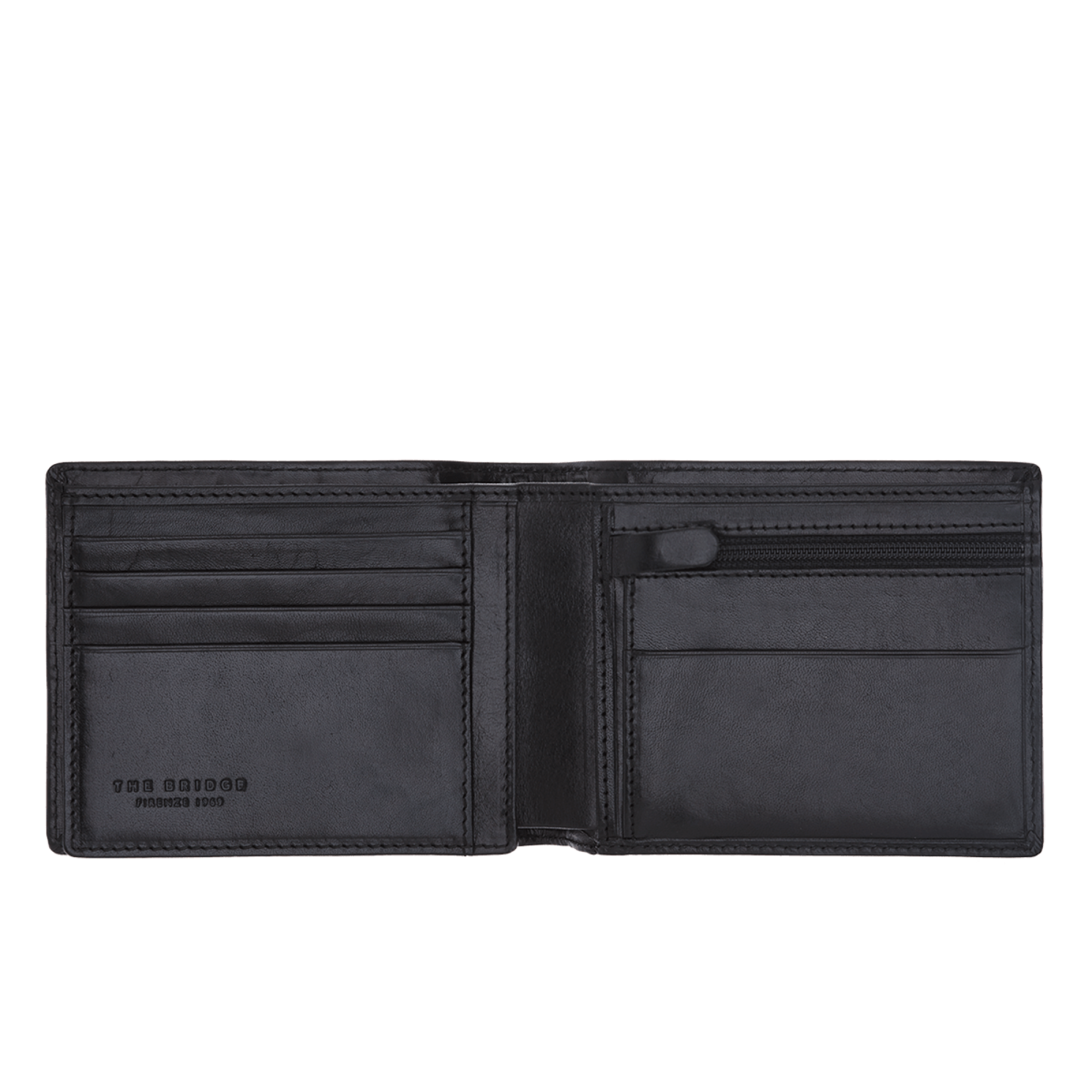 The Bridge Portafoglio Uomo Nero/palladio/rutenio 01402301.20