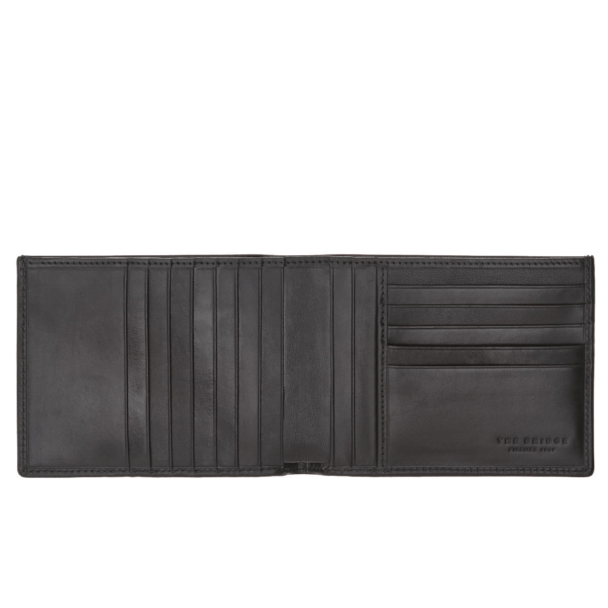 The Bridge Man Wallet Nero/palladio/rutenio 01484001.20