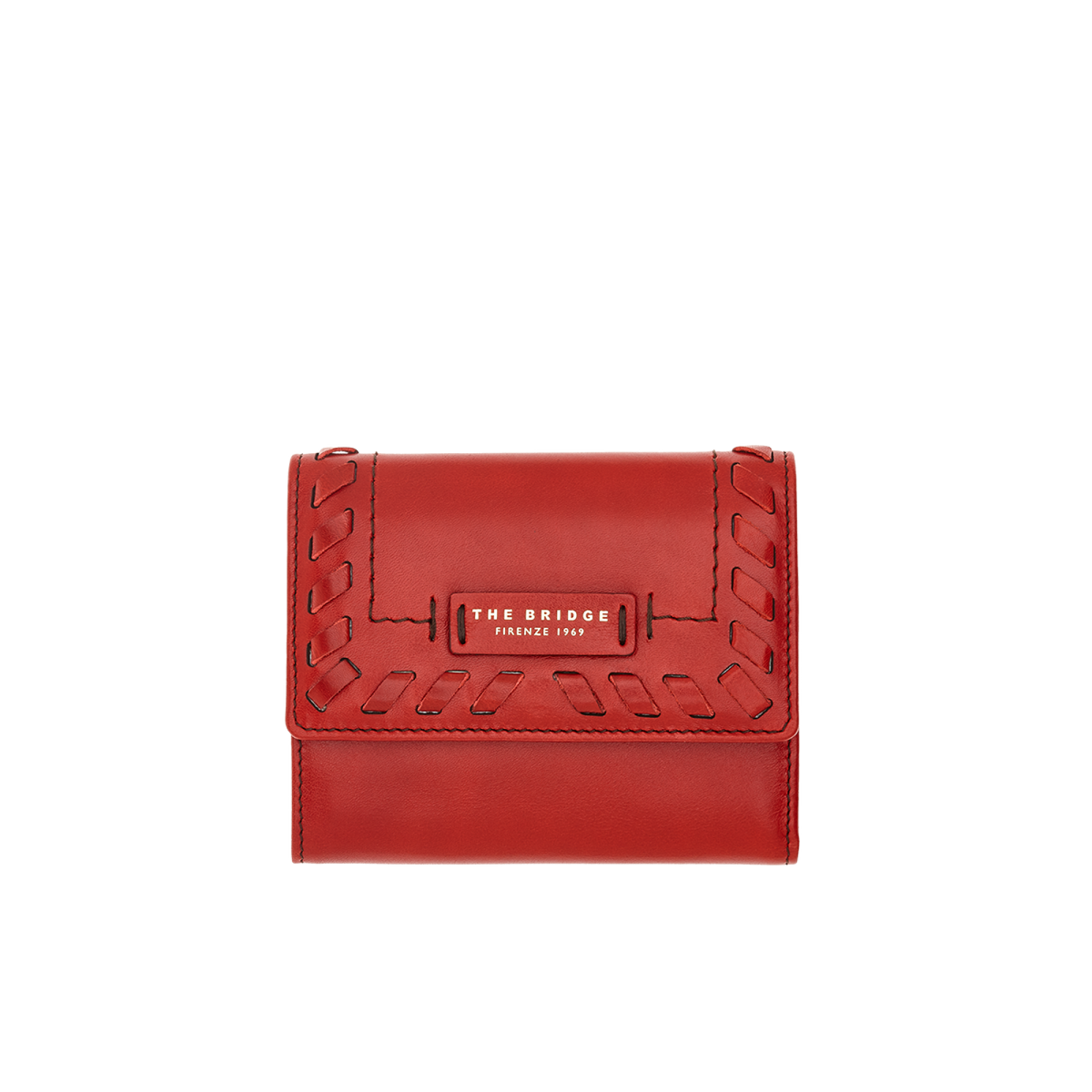 The Bridge Portafoglio Donna Rosso Ciliegia/oro 0182094N.9I