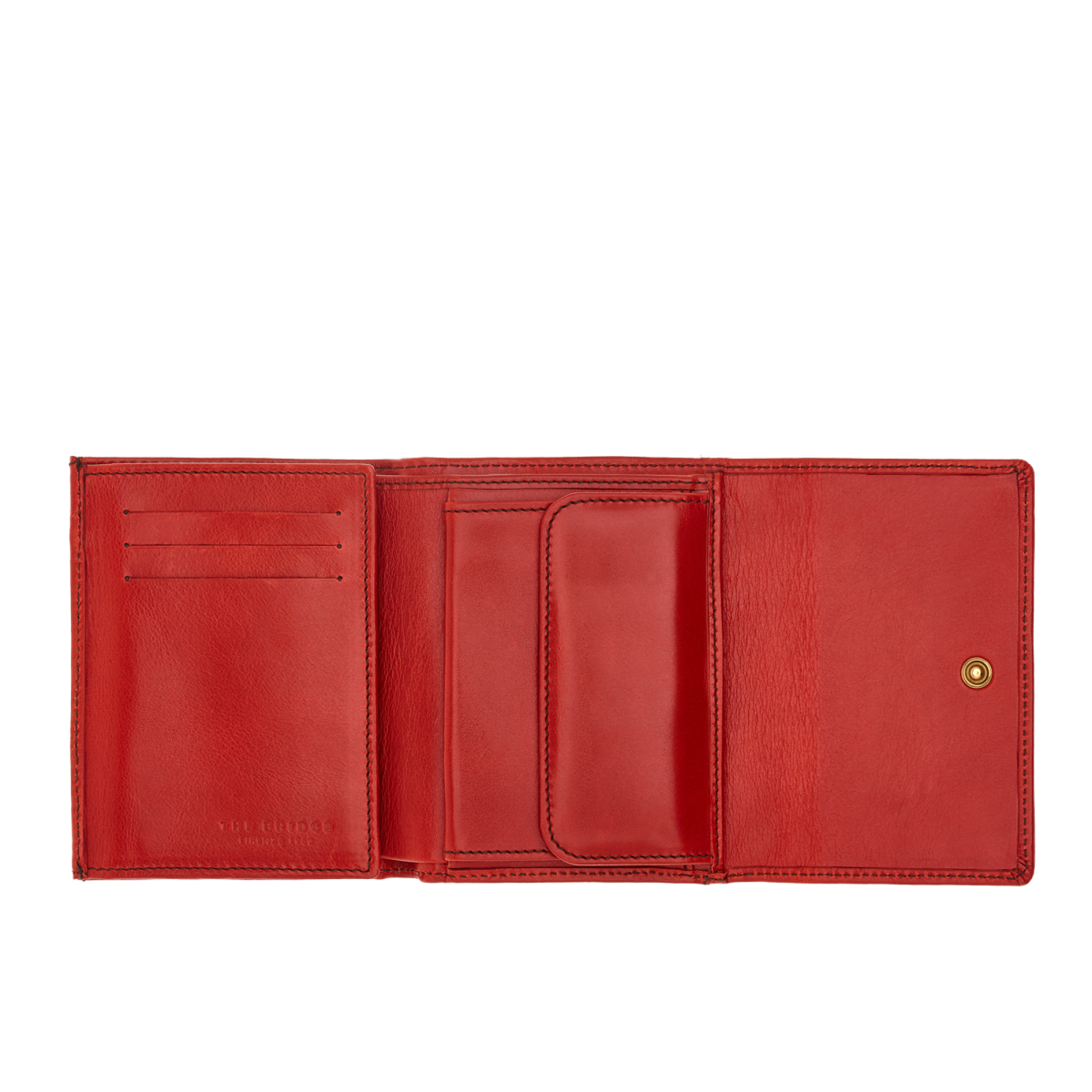 The Bridge Portafoglio Donna Rosso Ciliegia/oro 0182094N.9I
