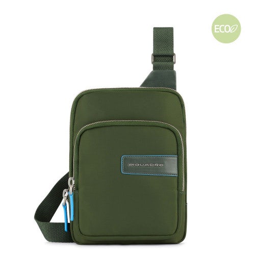 Borsello Piquadro Porta Ipad Mini In Tessuto Riciclato Verde CA5703RY/VE