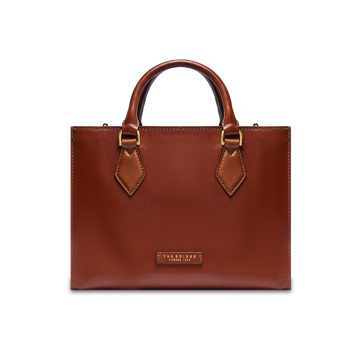 Borsa a mano in pelle con tracolla removibile