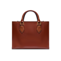 Borsa a mano in pelle con tracolla removibile